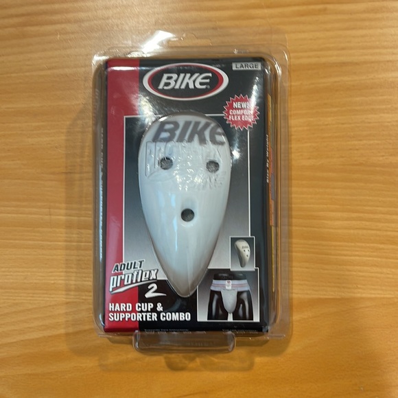 BIKE - Adult Proflex 2 Hard Cup & Supporter Combo Large Jock Strap - Picture 4 of 10